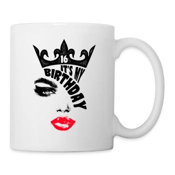It's My Birthday Queen 16th Birthday Gift - Mug - white - Right
