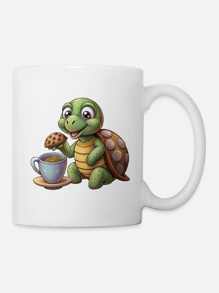 KEKSE, KAFFEEZEIT - Tasse - Weiß