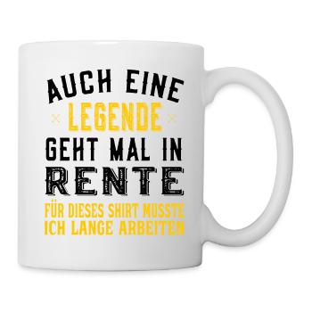 Even a legend retires - pensioners - Mug - white - Right