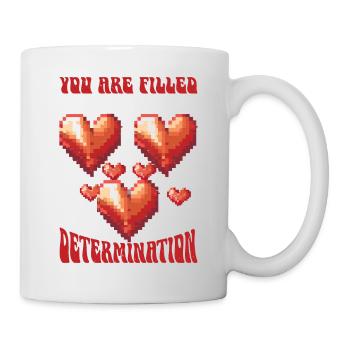 Vous êtes rempli de détermination 9 - Mug blanc - blanc - Droite