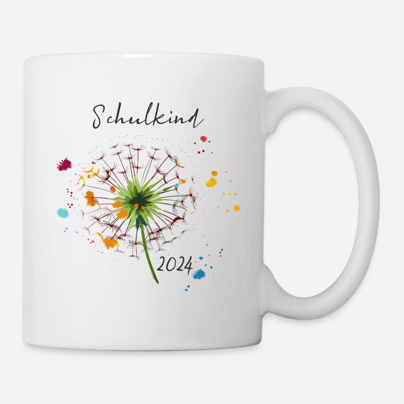 Schulkind 2024 - Pusteblume - Tasse - Weiß