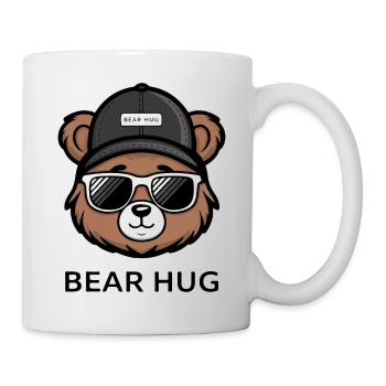 BRAUNBÄR, BÄRENUMARMUNG - Tasse - Weiß - Rechts