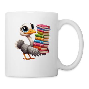 Reading Books Strauss Book Book Lover - Mug - white - Right