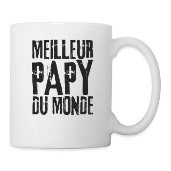 Meilleur papy du monde ! - Mug blanc - blanc - Droite