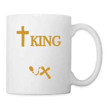Jesus Christus Er ist König - Tasse - Weiß - Rechts