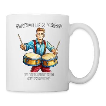 MARCHING BAND IN THE RHYTHM OF PASSION - Tasse - Weiß - Rechts