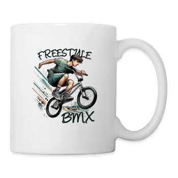 Bicycle Cyclist BMX - Mug - white - Right