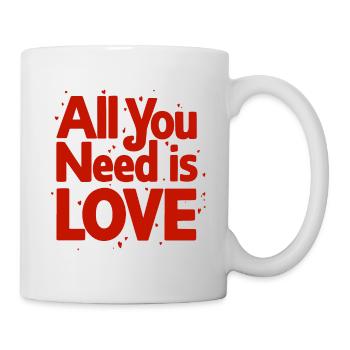 ALL YOU NEED IS LOVE - Mug - white - Right