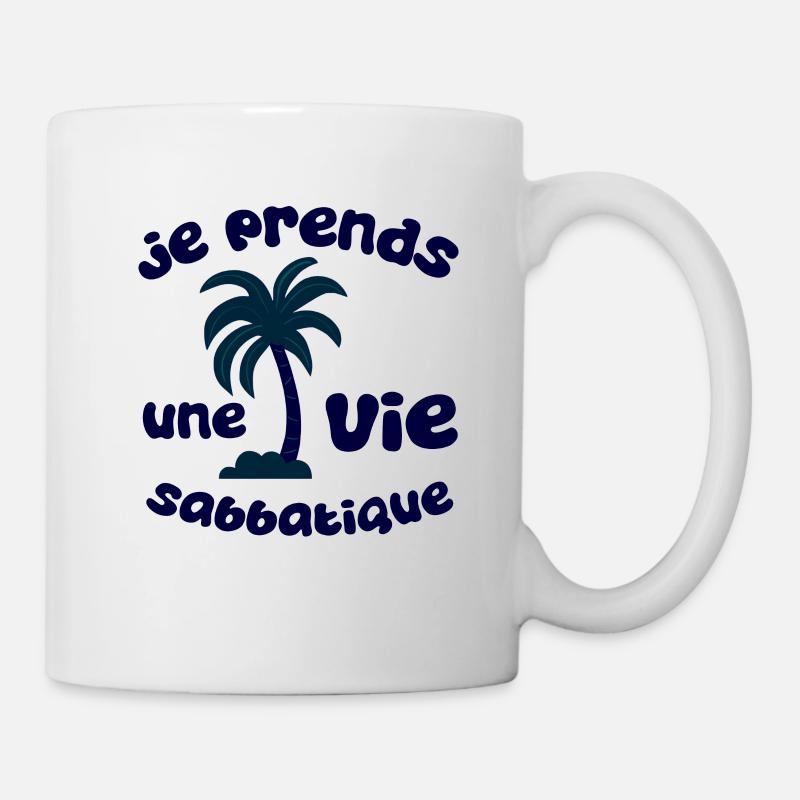 vie sabbatique - Mug blanc - blanc