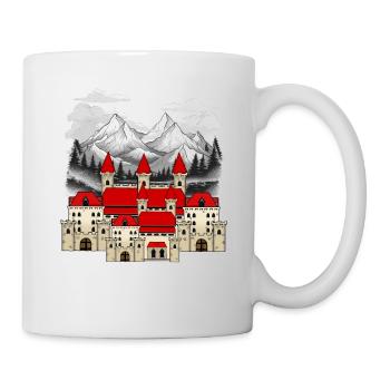 King Kings Fairy Tale Castle Fortress Gurg Knights - Mug - white - Right