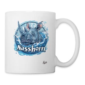 A Nasshorn: The Rhinoceros in the Water - Mug - white - Right