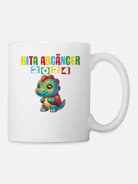 Kita Abgänger 2024 Einschulung 2024 - Tasse - Weiß