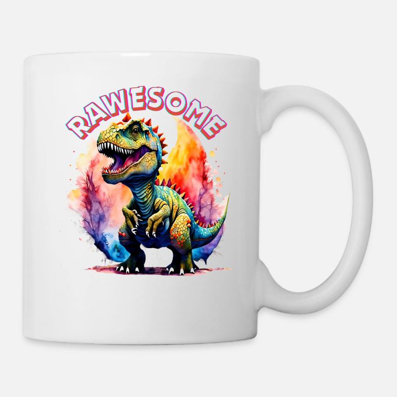 RAWRSOME - Tasse - Weiß
