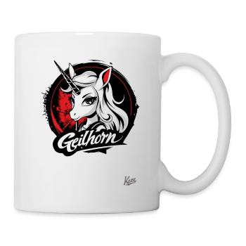 Geilhorn: Dieses Geile Einhorn-Pferd - Tasse - Weiß - Rechts