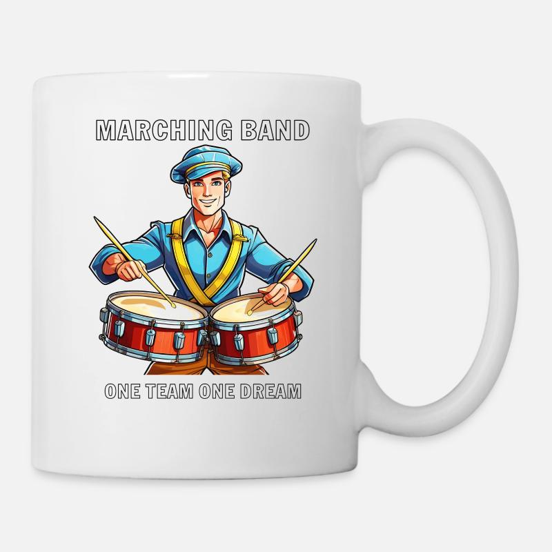 MARCHING BAND ONE TEAM ONE DREAM - Tasse - Weiß