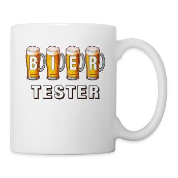 BIER TESTER - Tasse - Weiß - Rechts