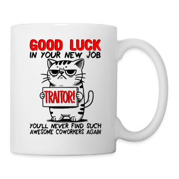 Job Change New Job Farewell Farewell Gift - Mug - white - Right