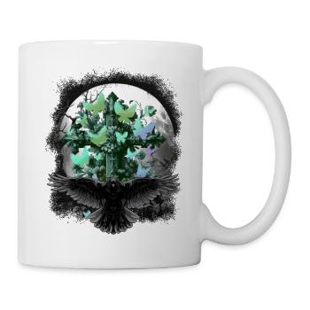 Croix de croix de croix d’Halloween d’Halloween - Mug blanc - blanc - Droite