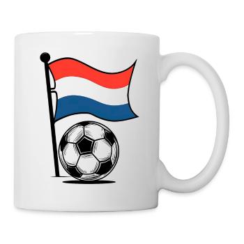 Football néerlandais - Mug blanc - blanc - Droite