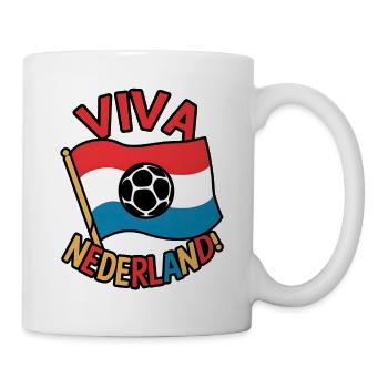 Viva Netherlands football, football - Mug - white - Right
