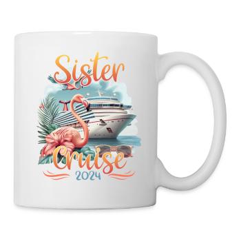 Sister Cruise 2024 - Tasse - Weiß - Rechts