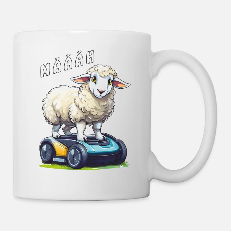 SCHAF MÄHROBOTER MÄÄÄH - Tasse - Weiß