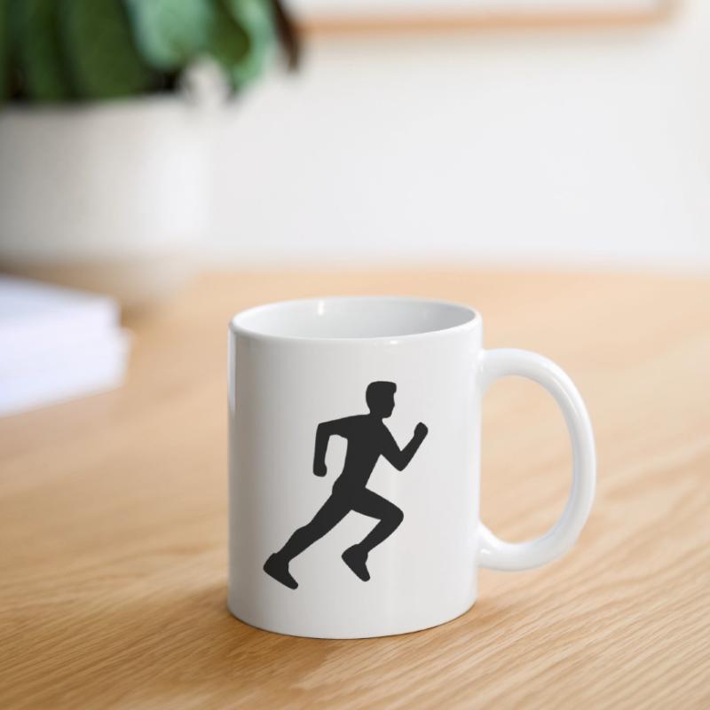 Runner Runner Jogger Minimal Icon Vector Mug