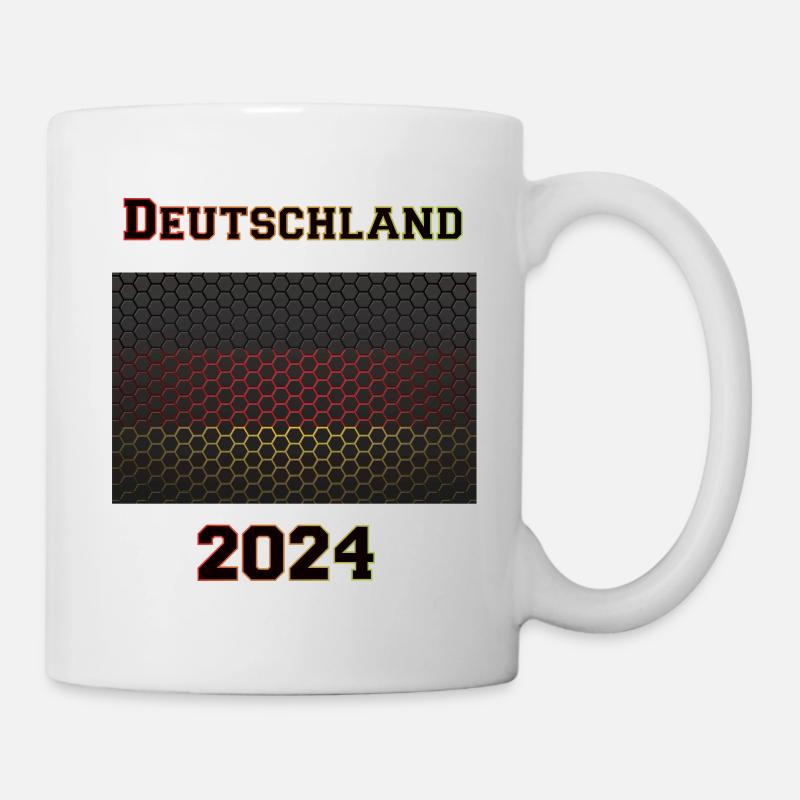 Fanshirt Deutschland - Tasse - Weiß