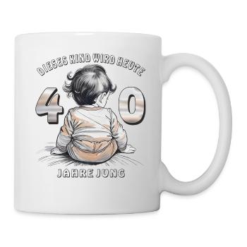 CHILD 40TH BIRTHDAY - Mug - white - Right