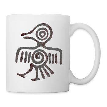 Maya Mexique Aztèque Mexicain Tribar Crâne Indien Inca - Mug blanc - blanc - Droite
