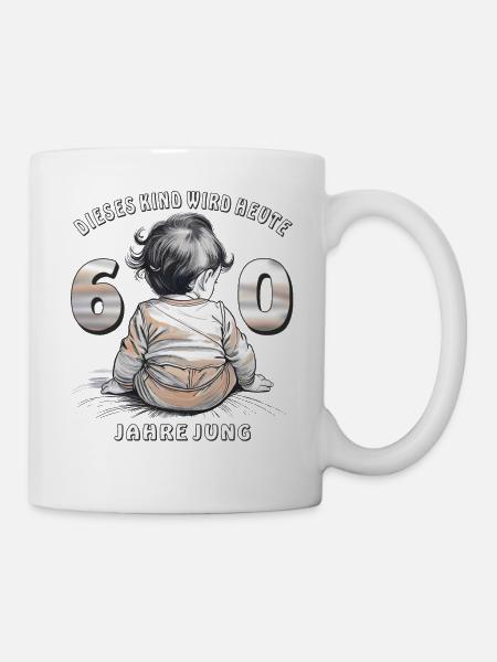 KIND 60. GEBURTSTAG - Tasse - Weiß