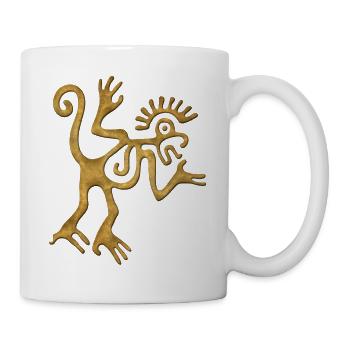 Maya Mexique Aztèque Mexicain Tribar Indien Crâne Inca - Mug blanc - blanc - Droite