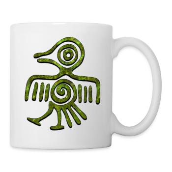 Maya Mexique Aztèque Mexicain Tribar Indien Crâne Inca - Mug blanc - blanc - Droite
