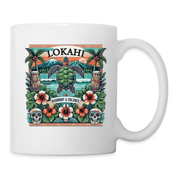 Hawaii Lokahi Harmony and Balance Pure Bliss - Mug - white - Right