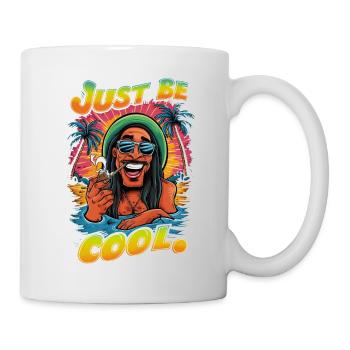 Rasta - Einfach cool sein - Jamaika - Tasse - Weiß - Rechts