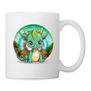 Drache Kinder Drachen Kind - Tasse - Weiß - Rechts