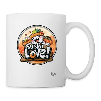 Sushi Love : Roulez avec style ! - Mug blanc - blanc - Droite