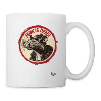 Music Punk Rat: Punk is dead - Mug - white - Right