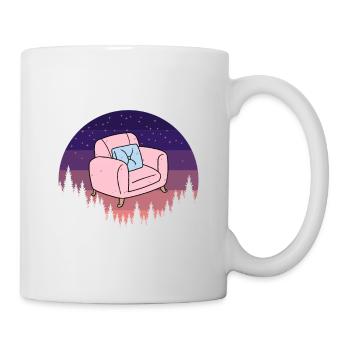 Je Ne Dors Pas Je Repose Mes Yeux Sieste Humour - Mug blanc - blanc - Droite