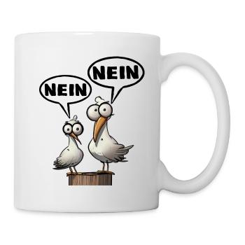 The Bäädden Seagulls - Morning Grouches No No Saying - Mug - white - Right
