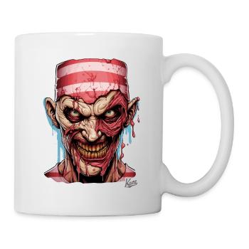 Portrait of a very scary guy - Mug - white - Right