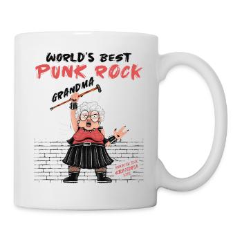 La meilleure grand-mère punk rock du monde - Old Punks Never - Mug blanc - blanc - Droite