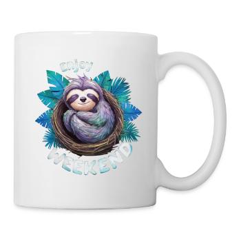 WOCHENENDE GENIESSEN - Tasse - Weiß - Rechts