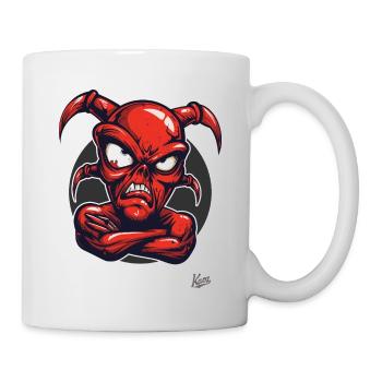 Little Demon : Le diable en a assez - Mug blanc - blanc - Droite