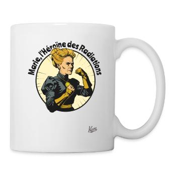 Marie - Die Heldin der Strahlung - Tasse - Weiß - Rechts