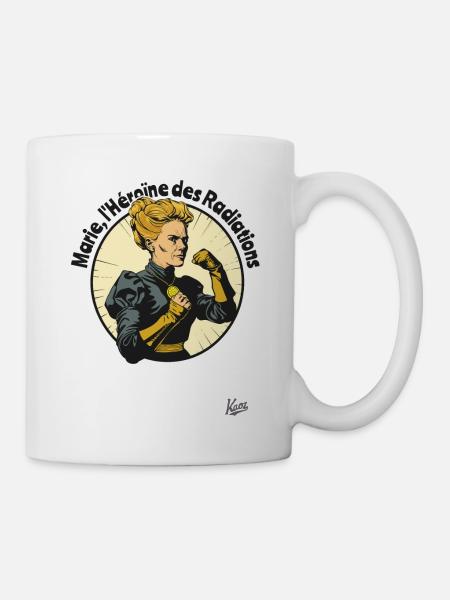 Marie - Die Heldin der Strahlung - Tasse - Weiß