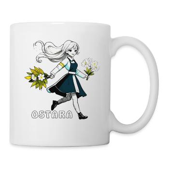 FRAU BLUMEN OSTARA - Tasse - Weiß - Rechts