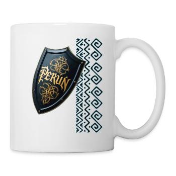 Perún - der Gott des Sturms - Tasse - Weiß - Rechts