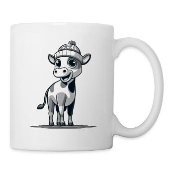 Calf with cap bk - Mug - white - Right