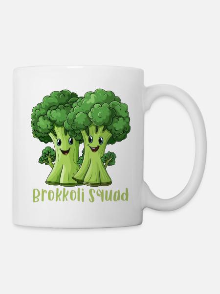Escouade Brocoli - Mug blanc - blanc
